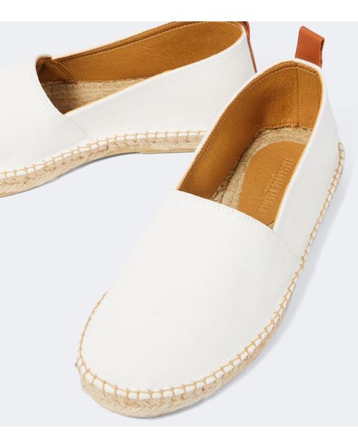 Frescobol Carioca White Canvas Espadrilles for men