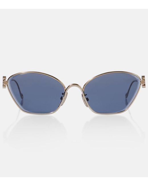 Loewe Blue Anagram Cat-Eye Sunglasses
