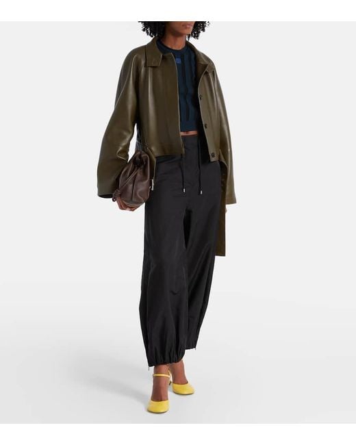 Loewe Toy 90 Leather Pumps in Yellow | Lyst