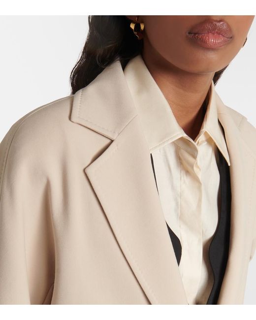 Max Mara Natural Betulla Wool-Blend Jacket