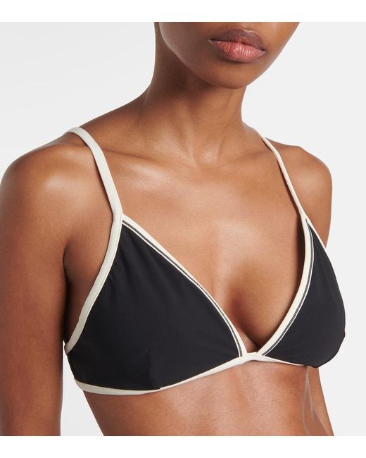 Brunello Cucinelli Black Bikini Top