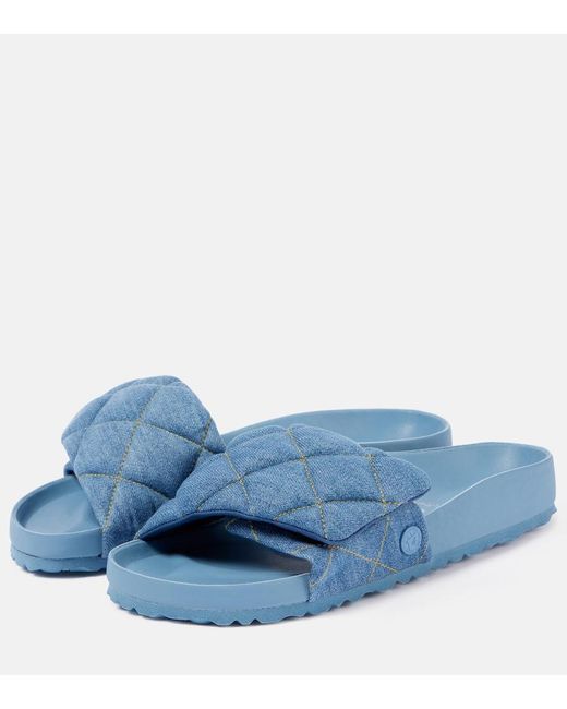 Birkenstock Blue Pantoletten Sylt Aus Denim