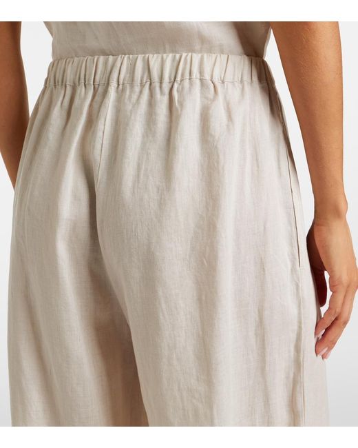 Velvet Natural Camber Linen Balloon Pants