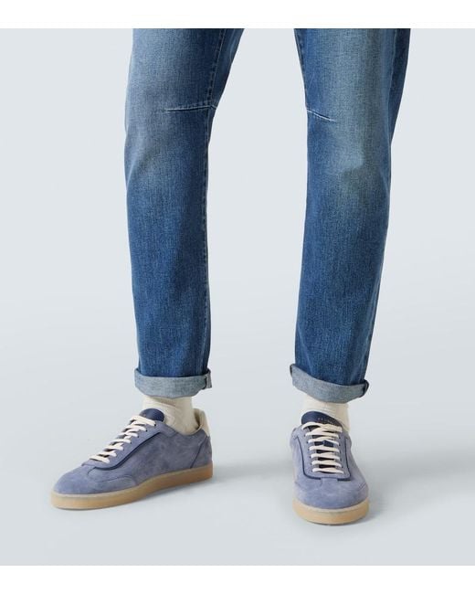 Brunello Cucinelli Mid-Rise Slim Jeans in Blue für Herren