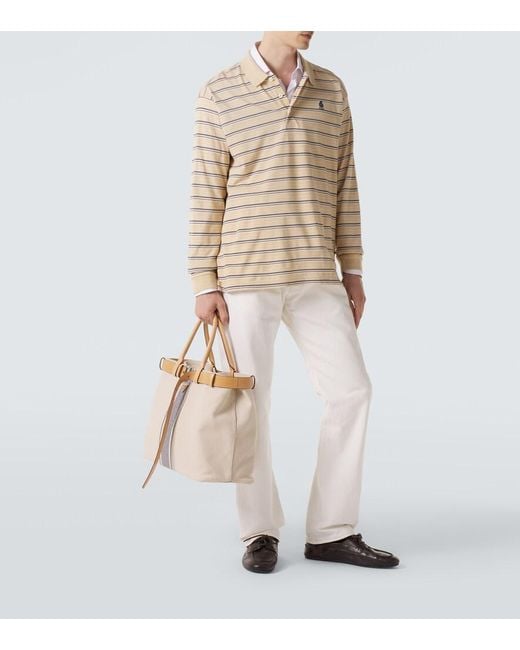 Borsa Buckle di Prada in Natural da Uomo