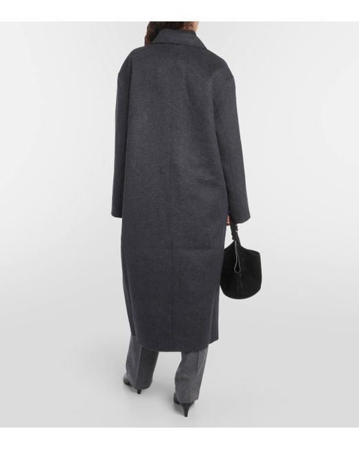 Totême  Blue Wool Car Coat