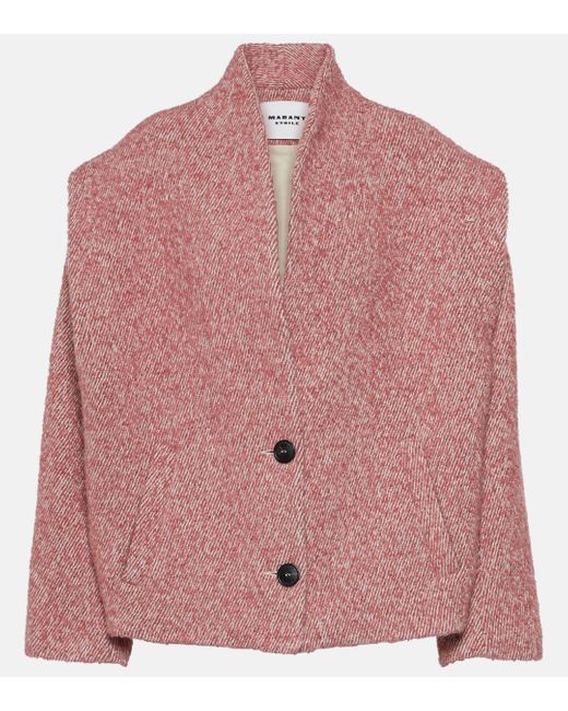 Isabel Marant Pink Drogo Boucle Jacket