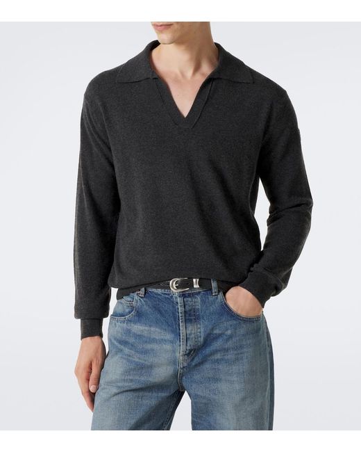 Pullover Polo di Moncler in Black da Uomo
