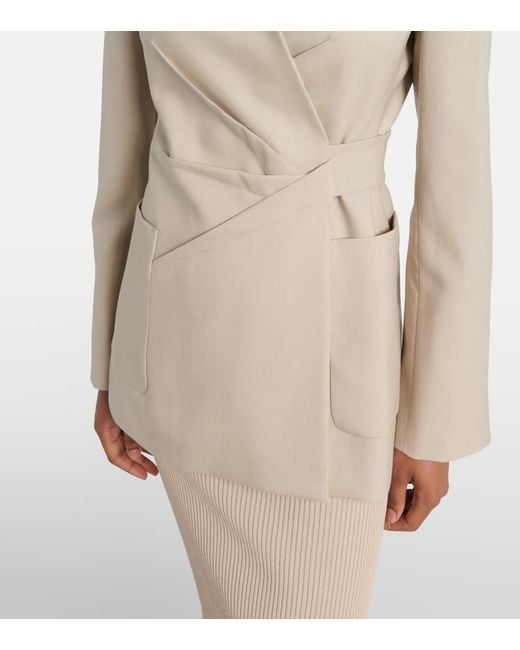 ジャケット MAX MARA - NEREO Wool, mohair and silk blazer Wool, mohair and silk blazer, beige | 