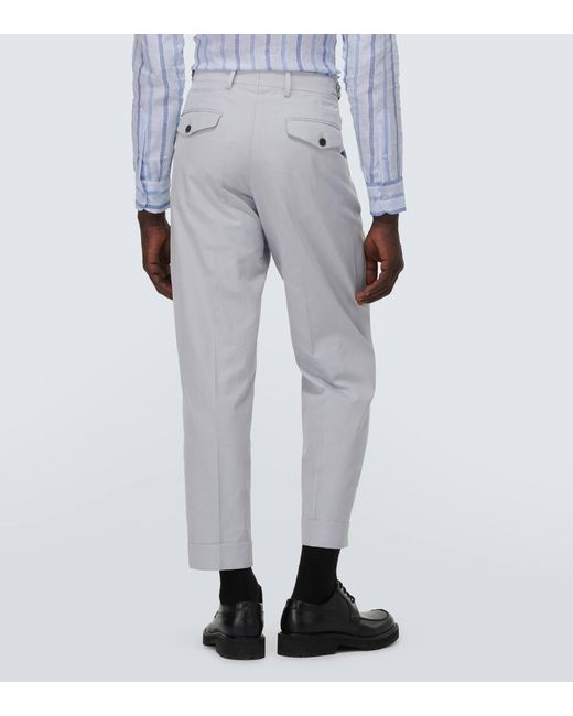 Pantalones chinos Philip de algodon Dries Van Noten de hombre de color Gray
