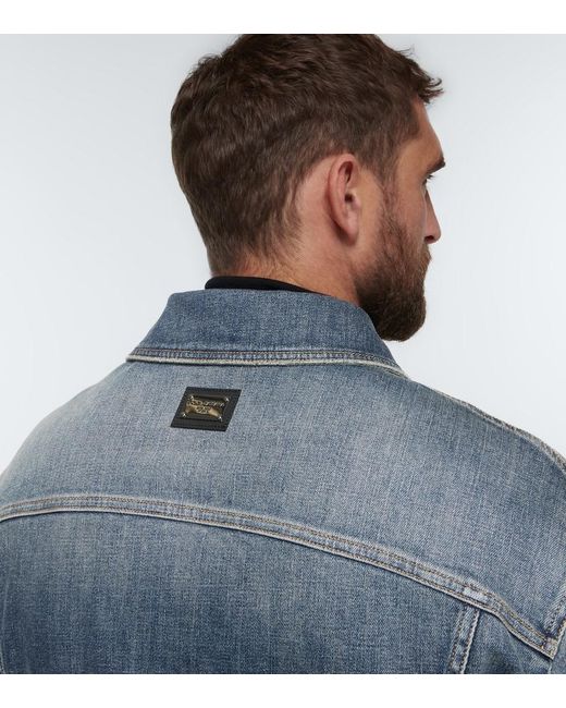 Dolce & Gabbana Blue Denim Jacket for men
