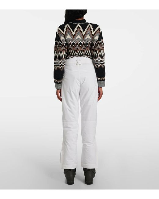 Bogner White Skihose Fraenzi