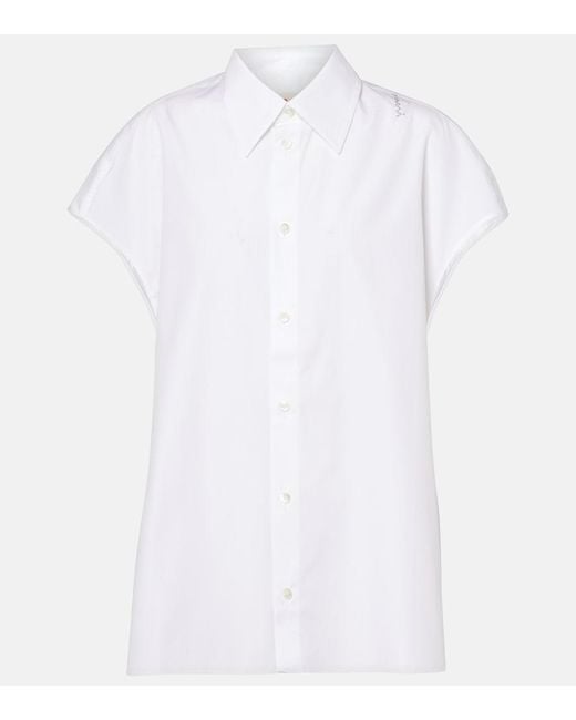 Top De Algodon Marni de color White