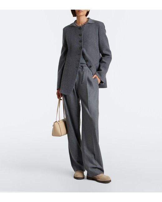 Stivali Stringati di Max Mara in Natural