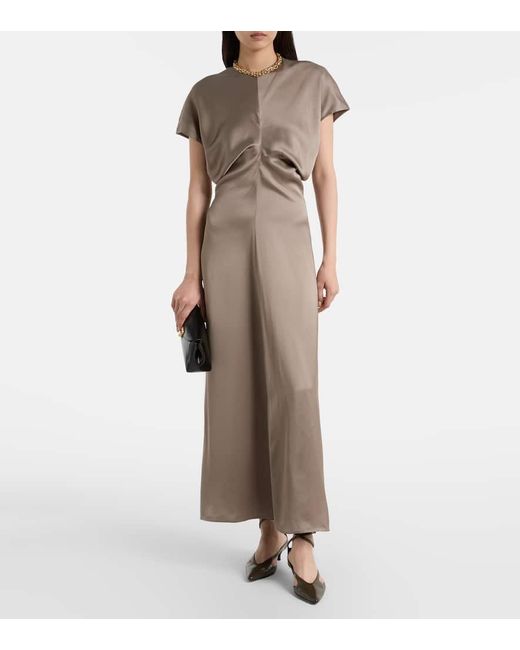 Totême Brown Cutout Leather Pumps