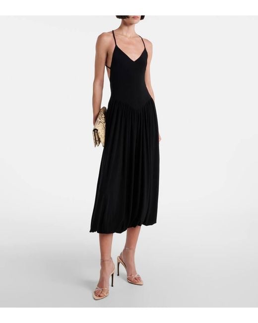 Norma Kamali Black Kenny Jumpsuit
