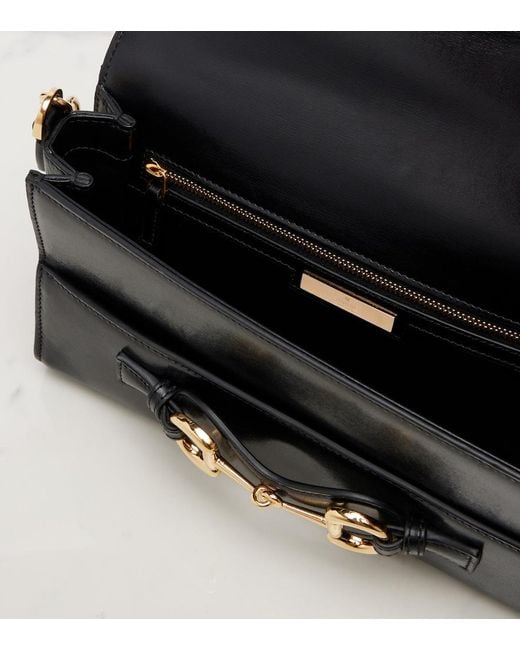 Gucci Black Ristretto Medium Leather Shoulder Bag