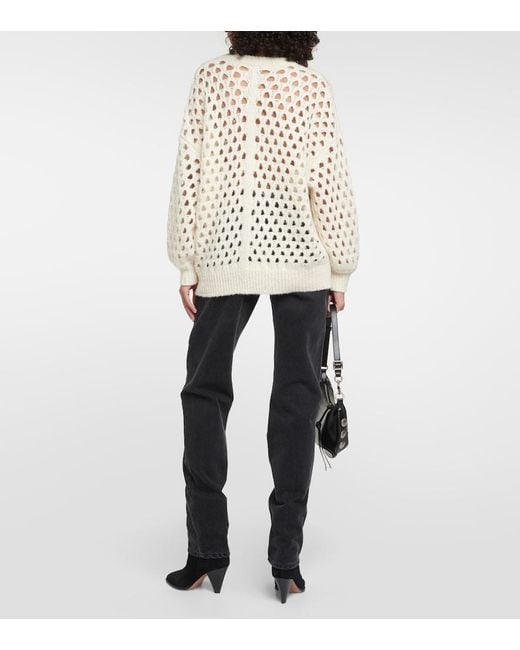 Isabel Marant Natural Tane Alpaca Wool-Blend Sweater
