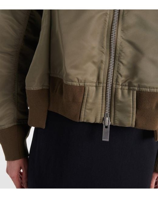 Sacai Natural Technical Twill Blouson