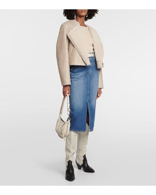 Isabel Marant Blue Jeansrock Dipoma