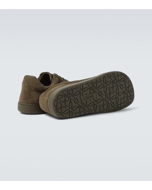 Loewe Sneakers Jambo Aus Veloursleder in Green für Herren