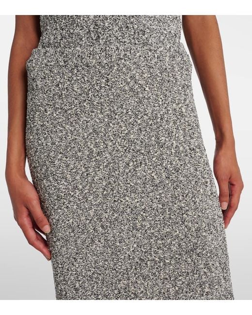 Tory Burch Gray Tweed Pencil Skirt