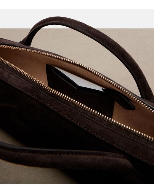 Alaïa Black Le Teckel Small Suede Clutch