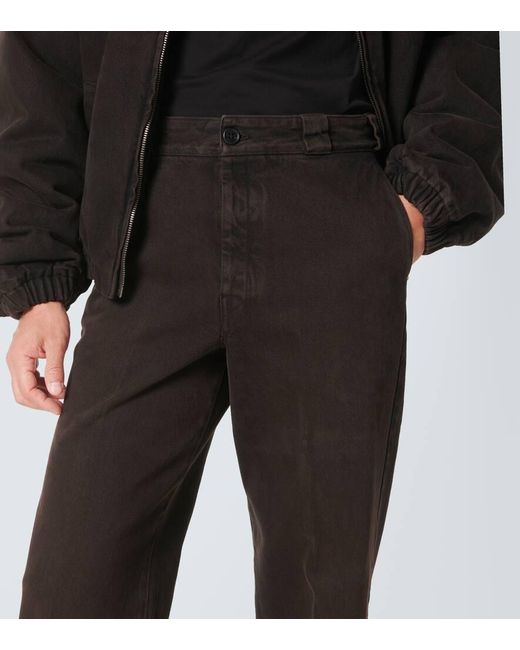 Prada Black Faded Straight Jeans for men