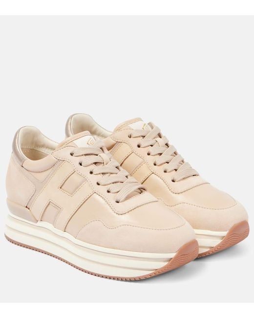 Sneakers Midi H222 di Hogan in Natural