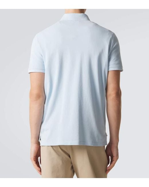 Polo Ralph Lauren White Polo Bear Cotton Pique Polo Shirt for men