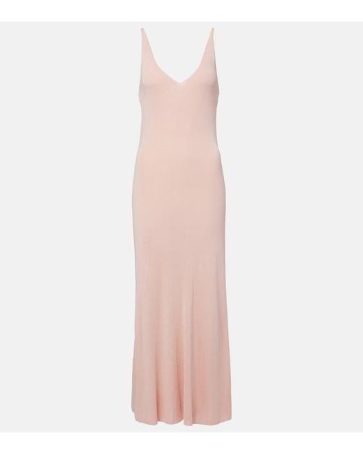 Altuzarra Pink Odie Knitted Maxi Dress