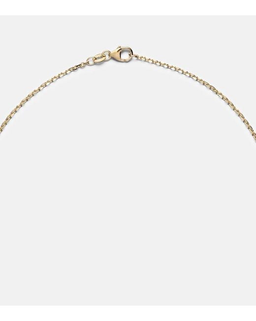 Anita Ko White 18Kt Pendant Necklace With Emeralds
