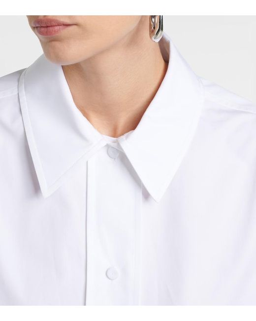 Jil Sander White Boxy Cotton Shirt