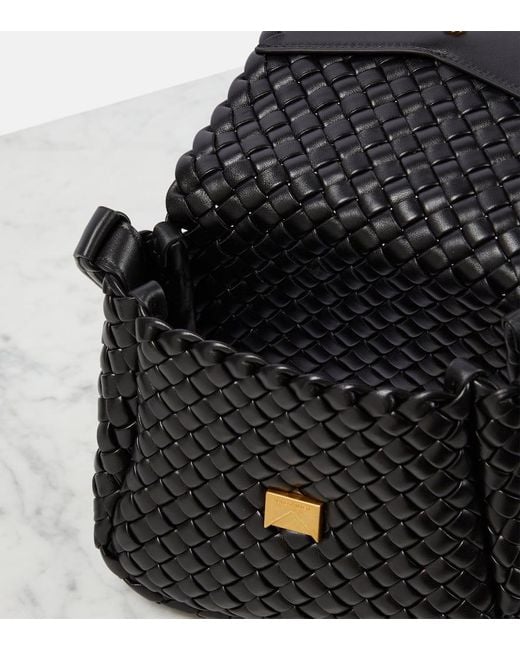 Borsa A Spalla Cobble Small di Bottega Veneta in Black