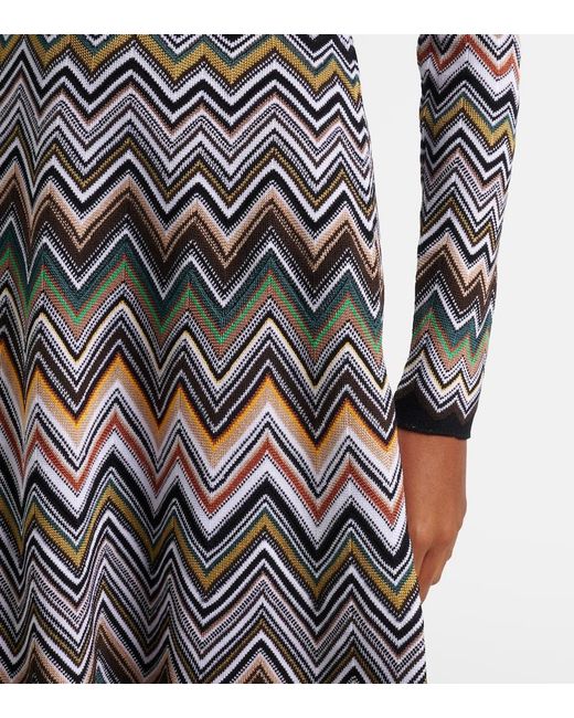 Missoni Gray Zigzag Minidress