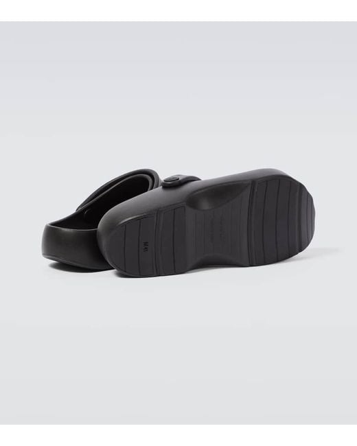 Mules Sunday Molded di Balenciaga in Black da Uomo