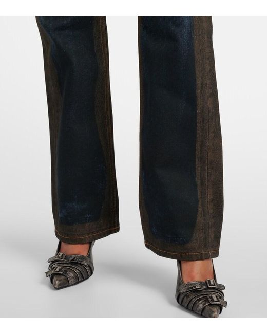 Y. Project Blue Printed Straight Jeans