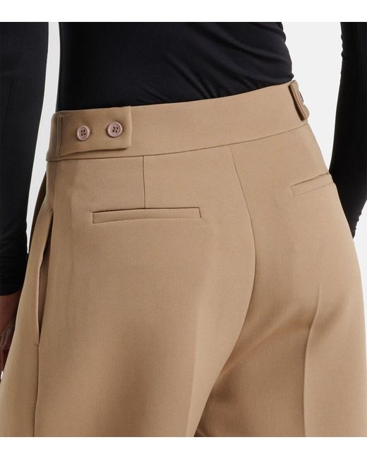 Frankie Shop Natural Doyer Wide-Leg Pants