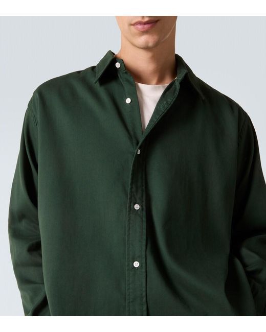 Camisa De Algodon A.PRESSE de hombre de color Green