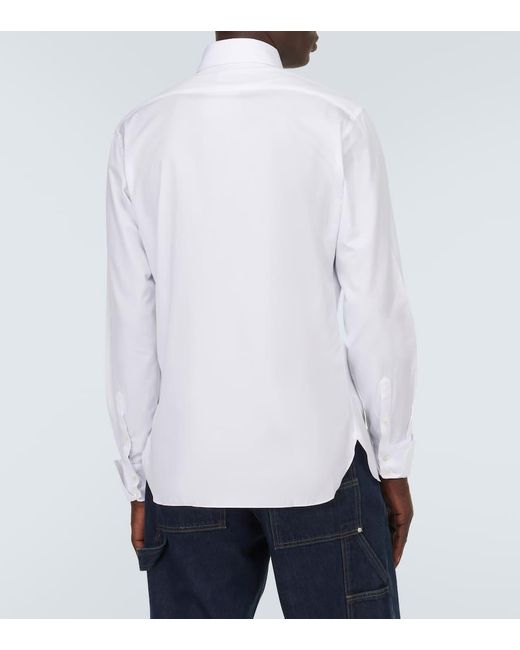 Winnie New York White Duncan Cotton Shirt for men