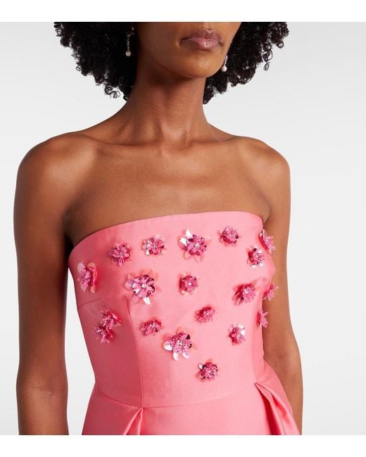 Rebecca Vallance Pink Tilda Embellished Gown