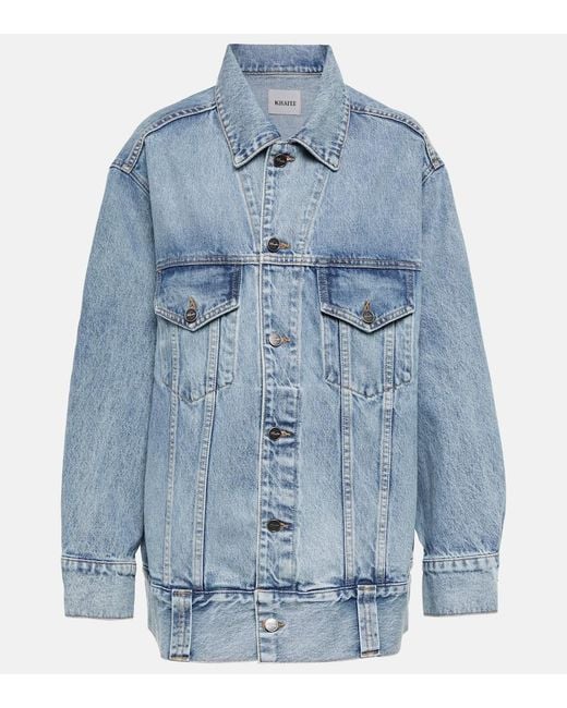 Khaite Blue Grizzo Jacket
