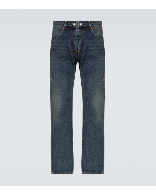 Jeans Rectos Painter Undercover de hombre de color Blue