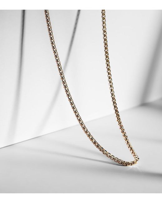 David Yurman Metallic 18Kt Chain Necklace