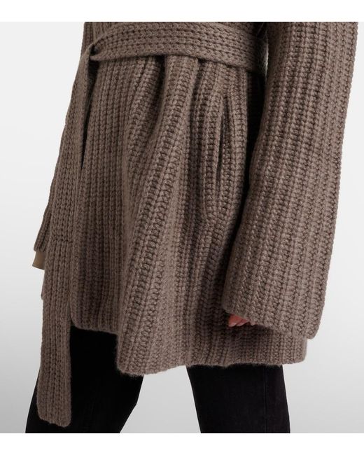 Lisa Yang Brown Jacqueline Cashmere Cardigan