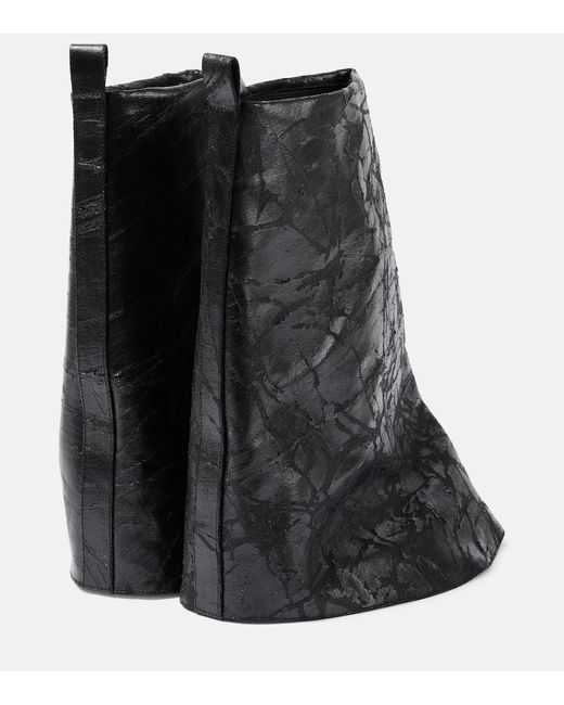 Rick Owens Black Drkshdw Denim Boots
