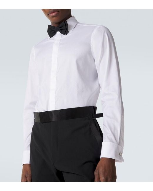 Rubinacci White Cotton Shirt for men