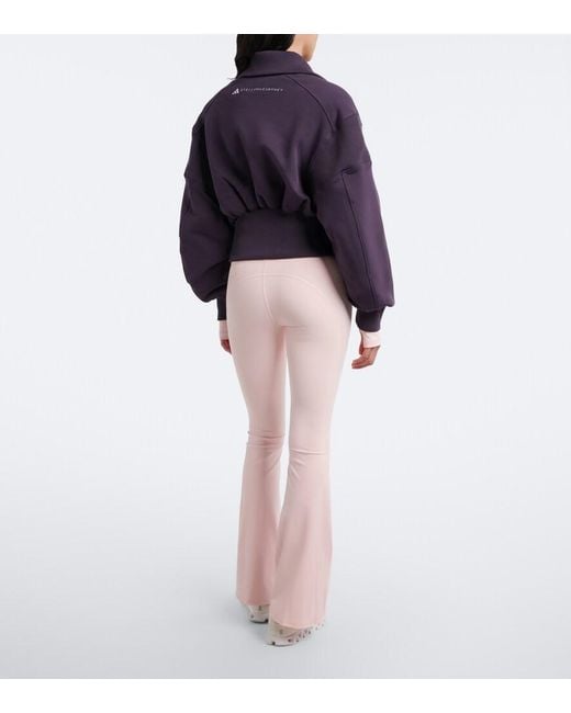 Adidas By Stella McCartney Blue Cotton-Blend Jacket