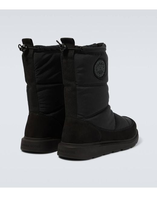 Canada Goose Crofton Fold Puffer Boots in Black for Men | Lyst