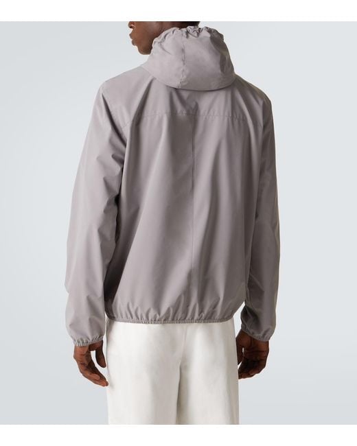 Brunello Cucinelli Purple Logo Jacket for men